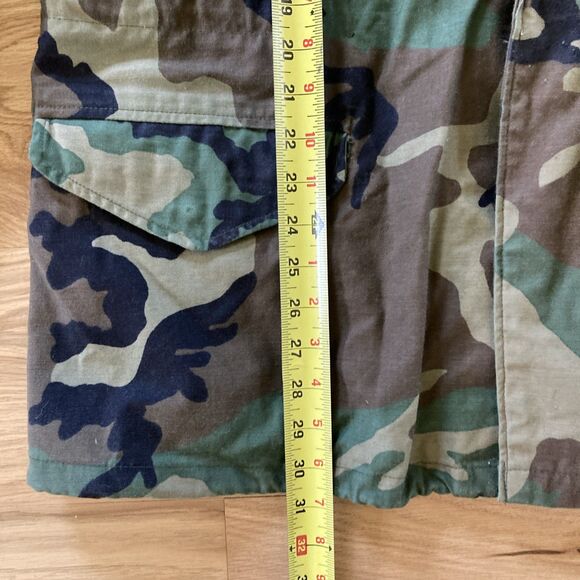 Military Issued Cold Weather Field Jacket L Woodland Camouflage Tactical Gear - Picture 14 of 16